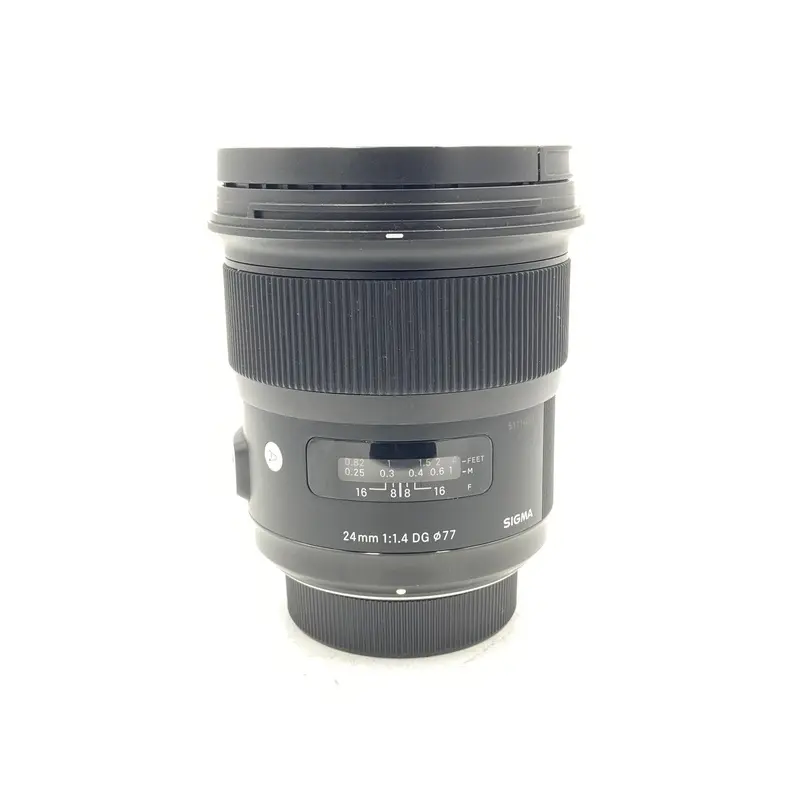 USED Sigma 24mm f/1.4 DG HSM Art Lens-NI Nikon F