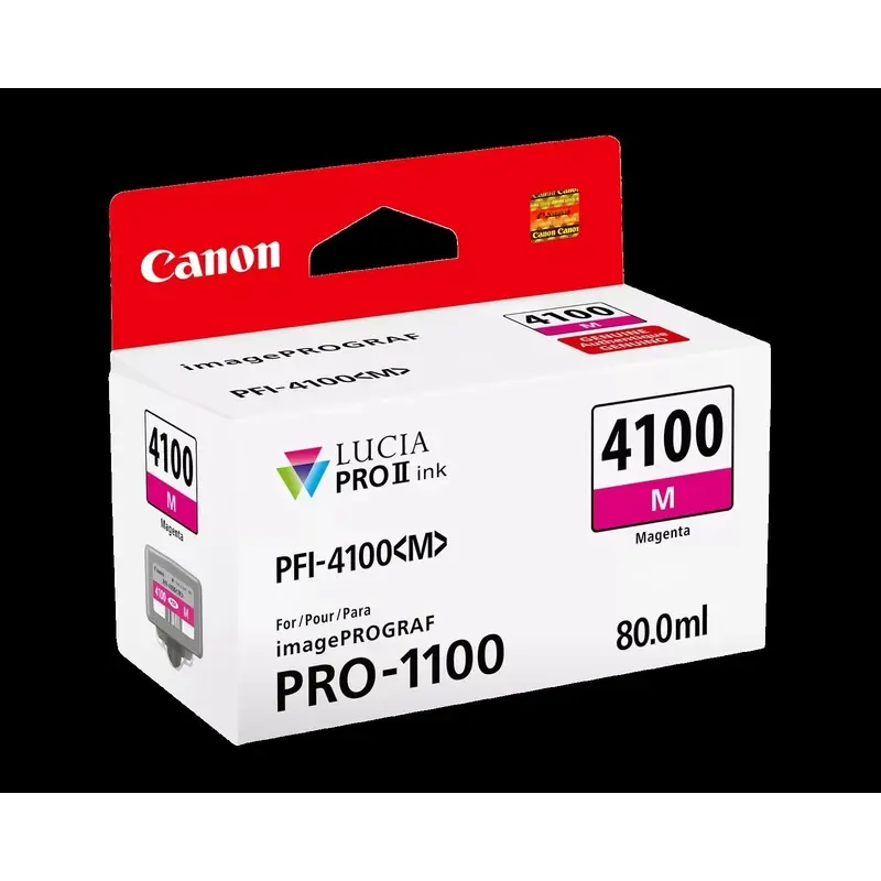 Canon PFI-4100 Magenta Pigment Ink Tank (80mL)