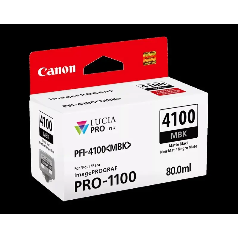 Canon PFI-4100 Matte Black Pigment Ink Tank (80mL)