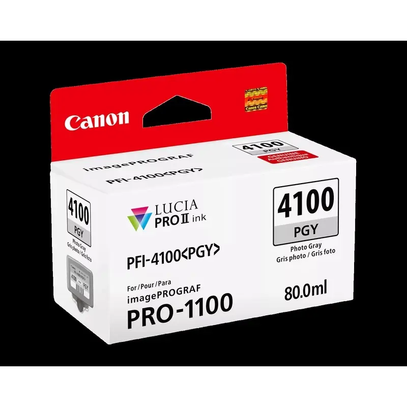 Canon PFI-4100 Photo Gray Pigment Ink Tank (80mL)