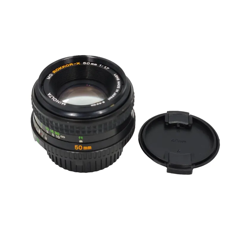 Used Minolta Rokkor-X 50mm F1.7 MF Lens (Minolta MD Mount)