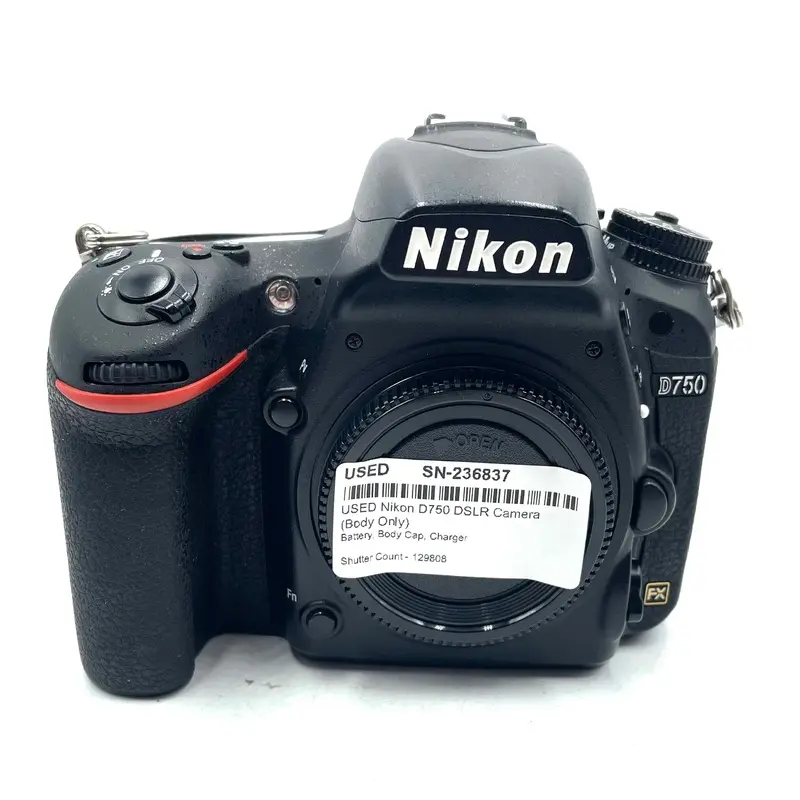 USED Nikon D750 DSLR Camera (Body Only)