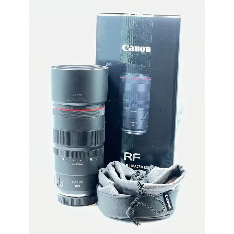 Used Canon RF 100mm F2.8 L MACRO IS USM Lens
