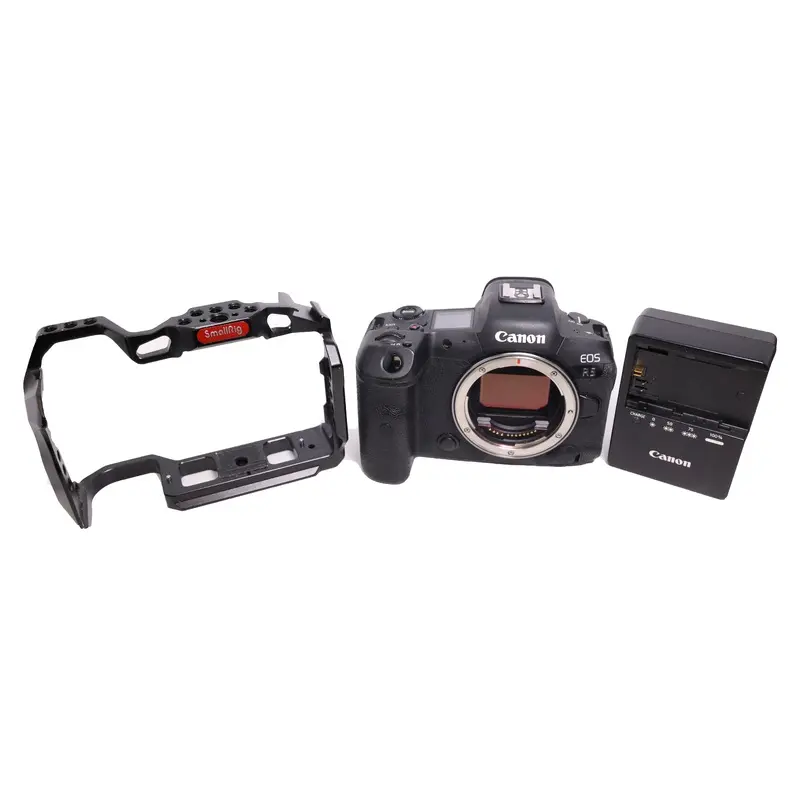 Used Canon EOS R5 Mirrorless Digital Camera Body with SmallRig Cage