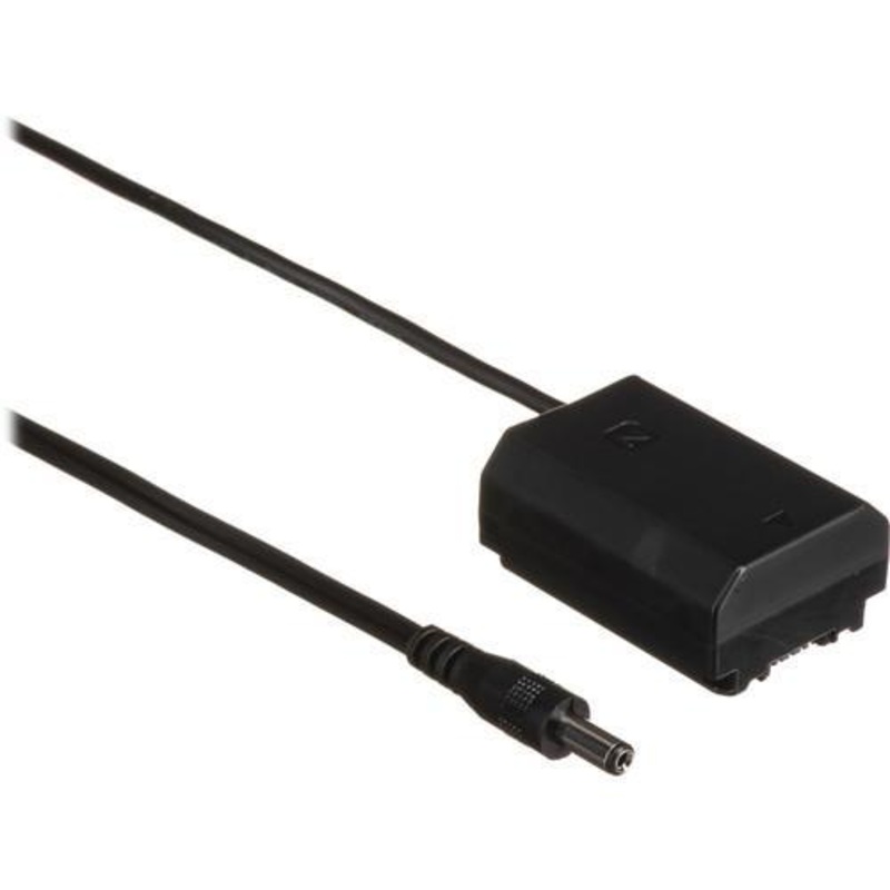 2.1mm Male Power Cable to  Sony NP-FZ100 Type Dummy Battery (20")
