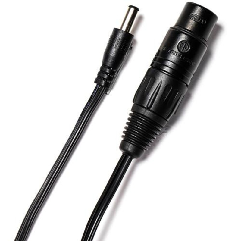 2.5mm Male Power Cable to Neutrik 4-Pin XLR Connector (24", Non-Regulated)