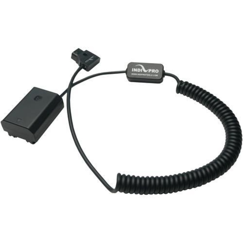 Coiled D-Tap to Sony NP-FZ100 Type Dummy Battery (24-36", Regulated)